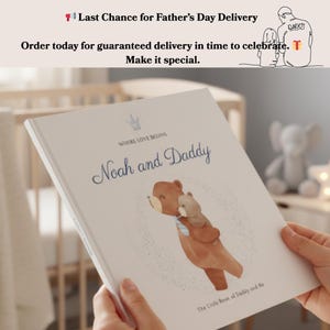 Libro personalizado para papá, regalo de cumpleaños para papá, regalo del Día del Padre imagen 1
