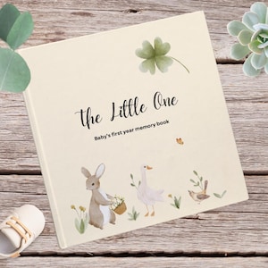 The Little One, My Baby Book - libro dei ricordi e diario del primo anno del bambino - regalo per neonati, diario del primo anno del bambino, album per neonati, libro dei record