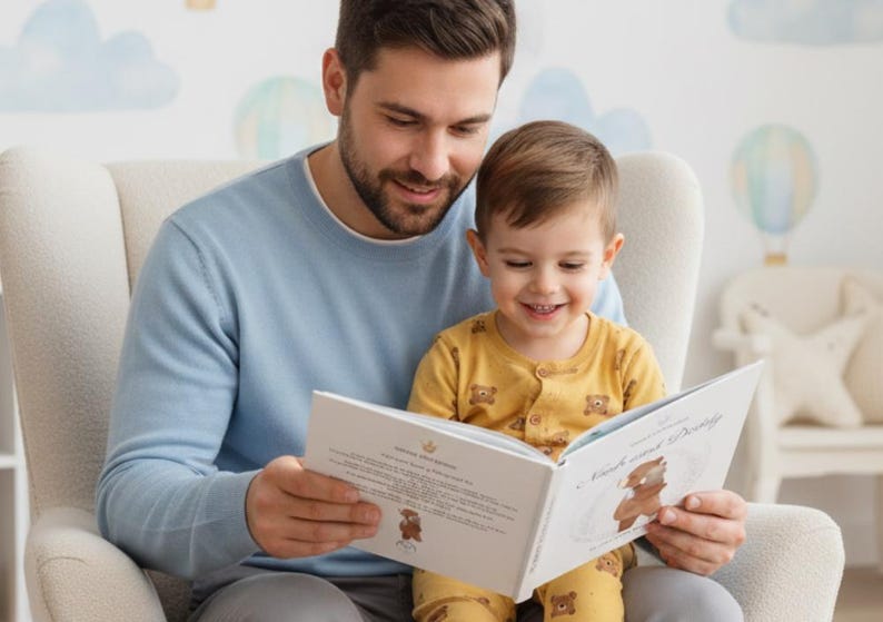 Libro personalizado para papá, regalo de cumpleaños para papá, regalo del Día del Padre imagen 12
