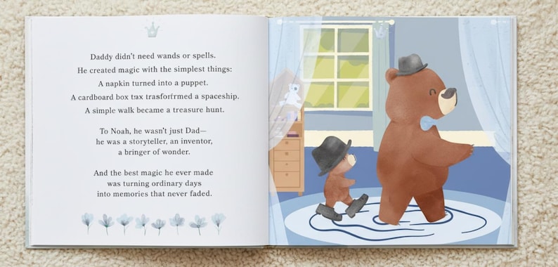 Libro personalizado para papá, regalo de cumpleaños para papá, regalo del Día del Padre imagen 11