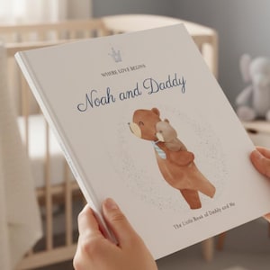 Libro personalizado para papá, regalo de cumpleaños para papá, regalo del Día del Padre