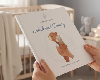 Personalized book for dad, birthday present for daddy, Father’s Day gift