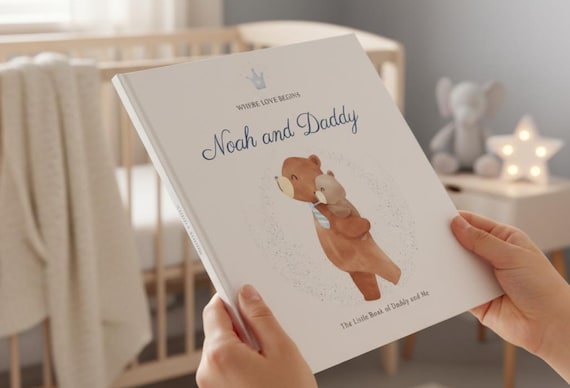 Personalized book for dad, birthday present for daddy, Father’s Day gift