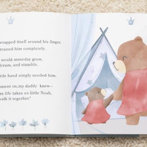 Libro personalizado para papá, regalo de cumpleaños para papá, regalo del Día del Padre imagen 8