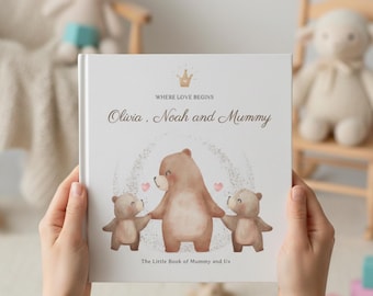 Personalized Mother's Day Story Book  siblings/twins, Keepsake Gift