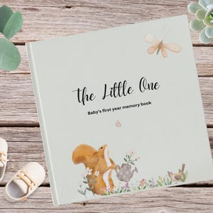 The Little One, My Baby Book - baby&#39;s first year memory book and journal - Baby Gift, First Year Baby Journal, Baby album, Record book