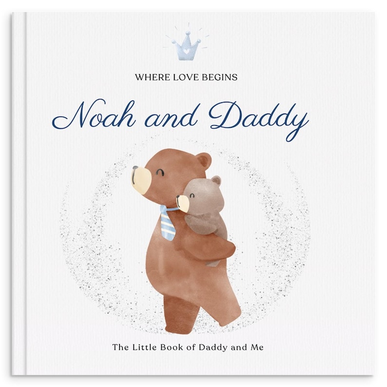 Libro personalizado para papá, regalo de cumpleaños para papá, regalo del Día del Padre imagen 3