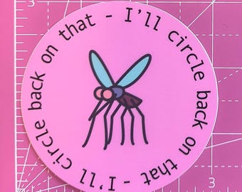 Vinyl Sticker, Circle Skeeter