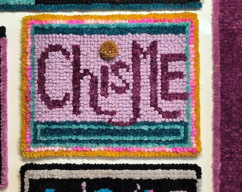 Hand Tufted Wall Hanging, Chisme