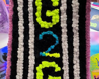 Hand Tufted Wall Hanging, Y2K, G2G