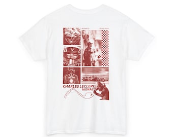 Charles Leclerc Fan T-Shirt, Heavy Cotton Unisex T-Shirt