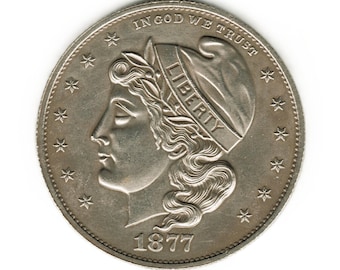 1883 Hawaii Half Dollar - Kalakaua - Copy of Coin - Etsy