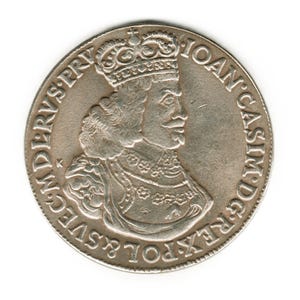 1651 Poland - Elblag Thaler - John II Casimir - copy of coin