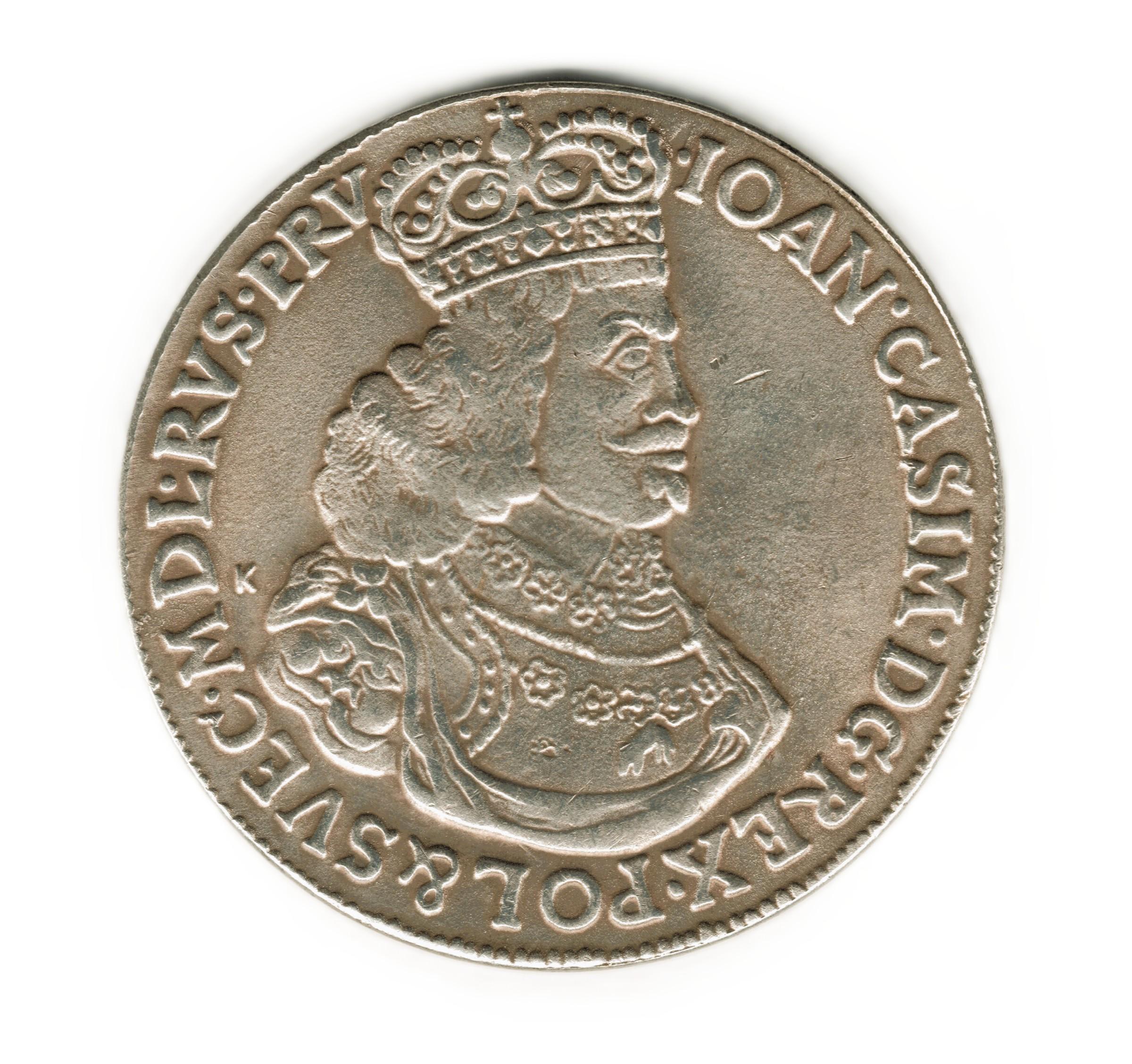 1651 Poland - Elblag Thaler - John II Casimir - Copy of Coin - Etsy