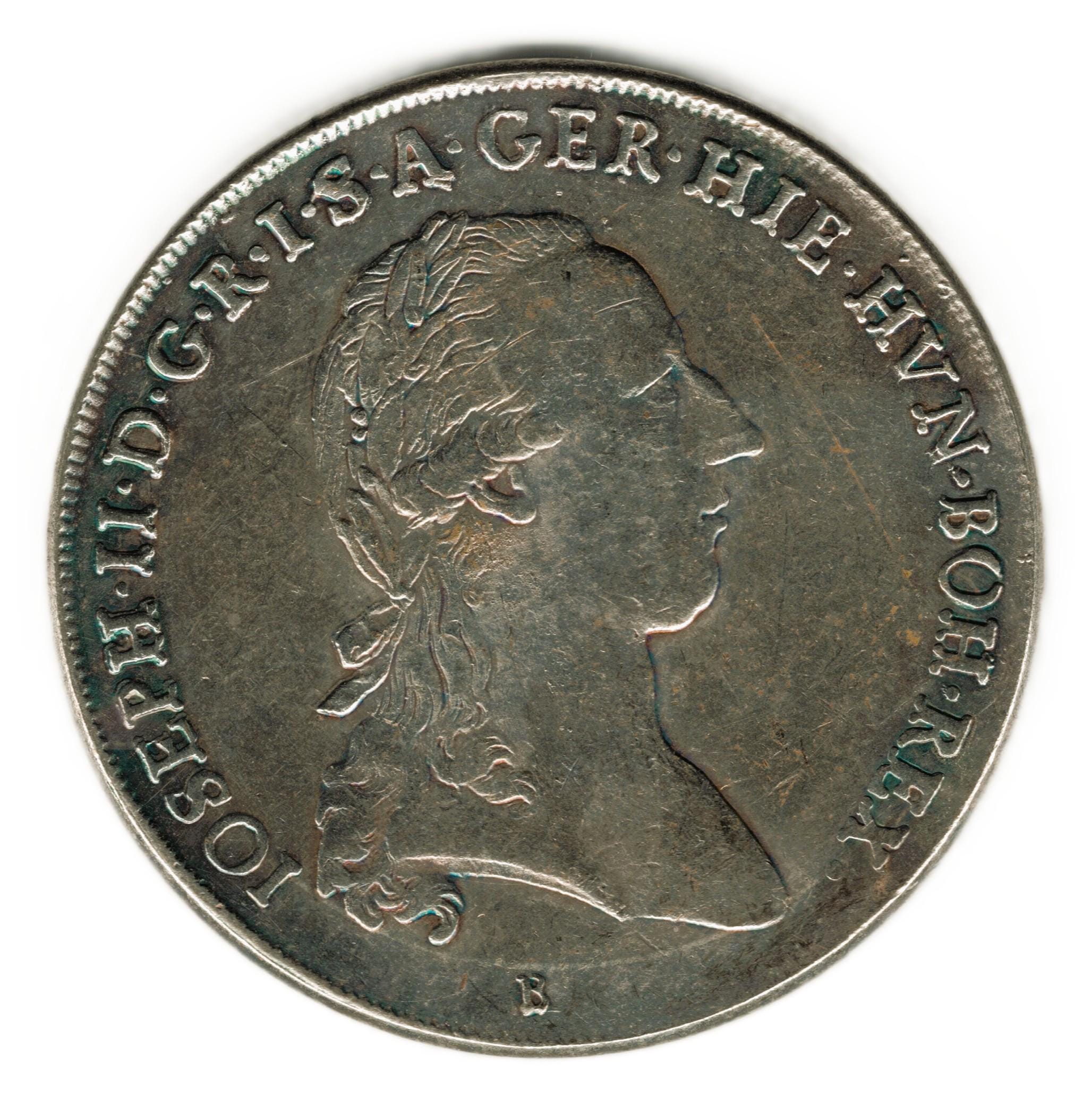 その他 Willen Haenraets 1320/1950 1784 B Austrian Netherlands Kronenthaler - Joseph II - Copy of