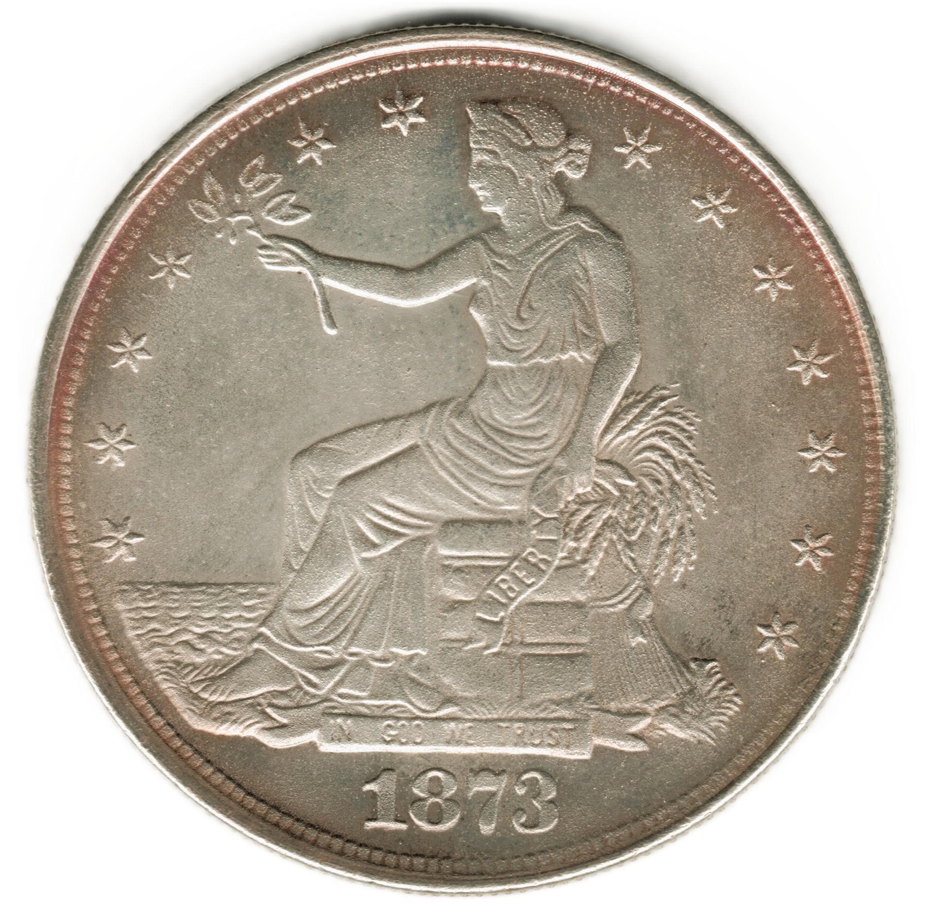 1873 CC US Trade Dollar - Copy of Coin - Etsy