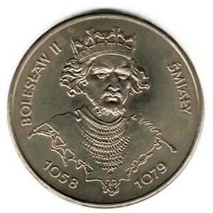 1981 Poland 50 zlotych Boleslaw II Smialy coin