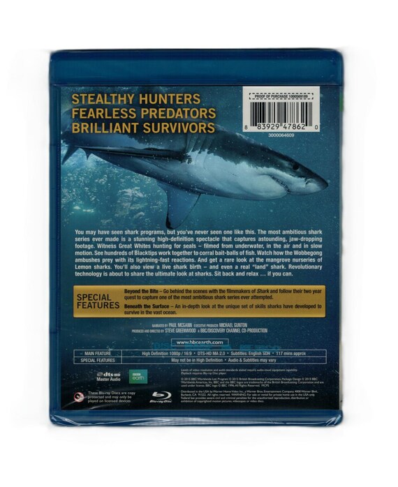 Shark (blu-ray) BBC Earth NEW - Etsy
