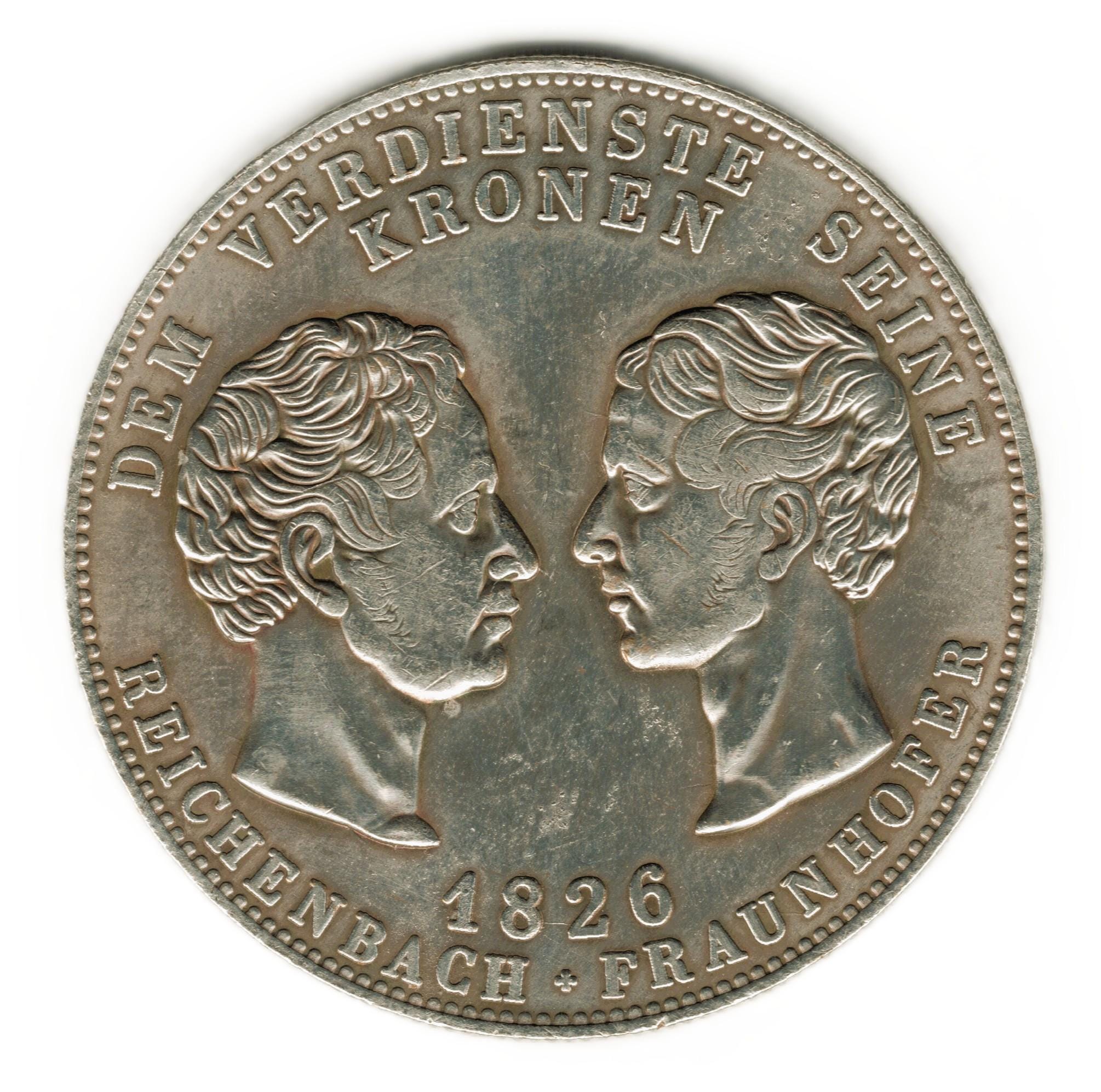 1826年 ドイツ - バイエルン ターラー - ルートヴィヒ1世 - コインの