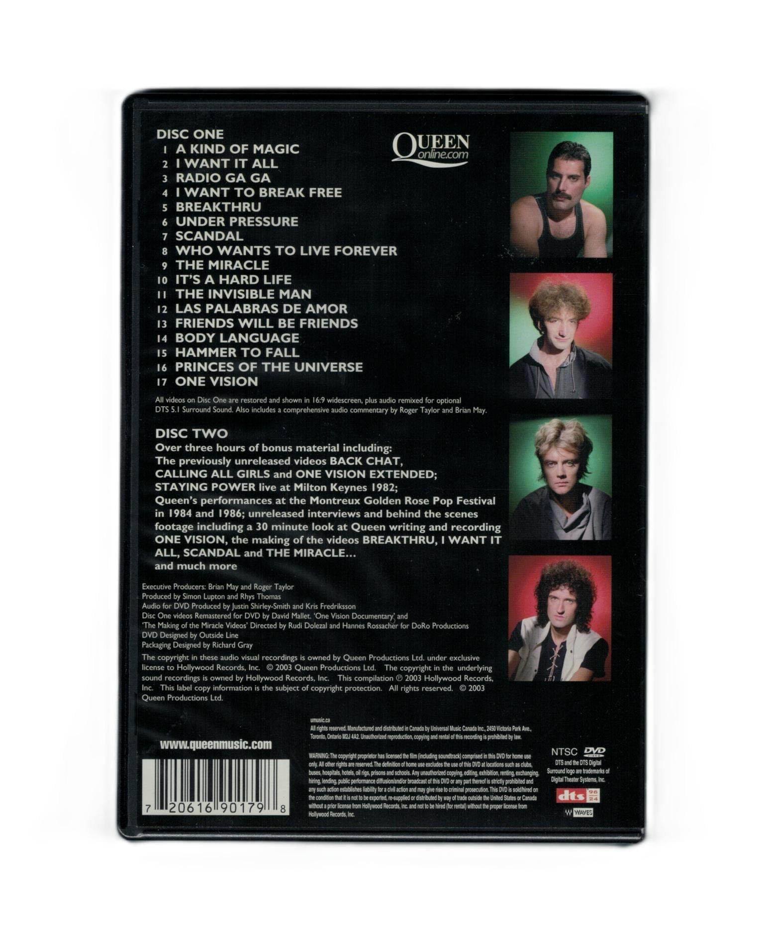 クイーン - グレイテスト・ビデオ・ヒッツ 2 (DVD 2枚組) 新品