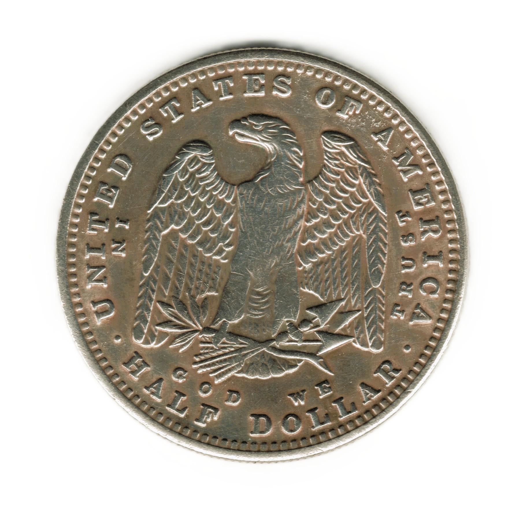 モルガンコンチョ　レア年号1879年 1879年モルガン・ハーフドル・パターン - コインのコピー - Etsy 日本