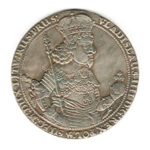 1644 Polen - Danzig Doppelthaler - Vladislav IV - Exemplar der Münze