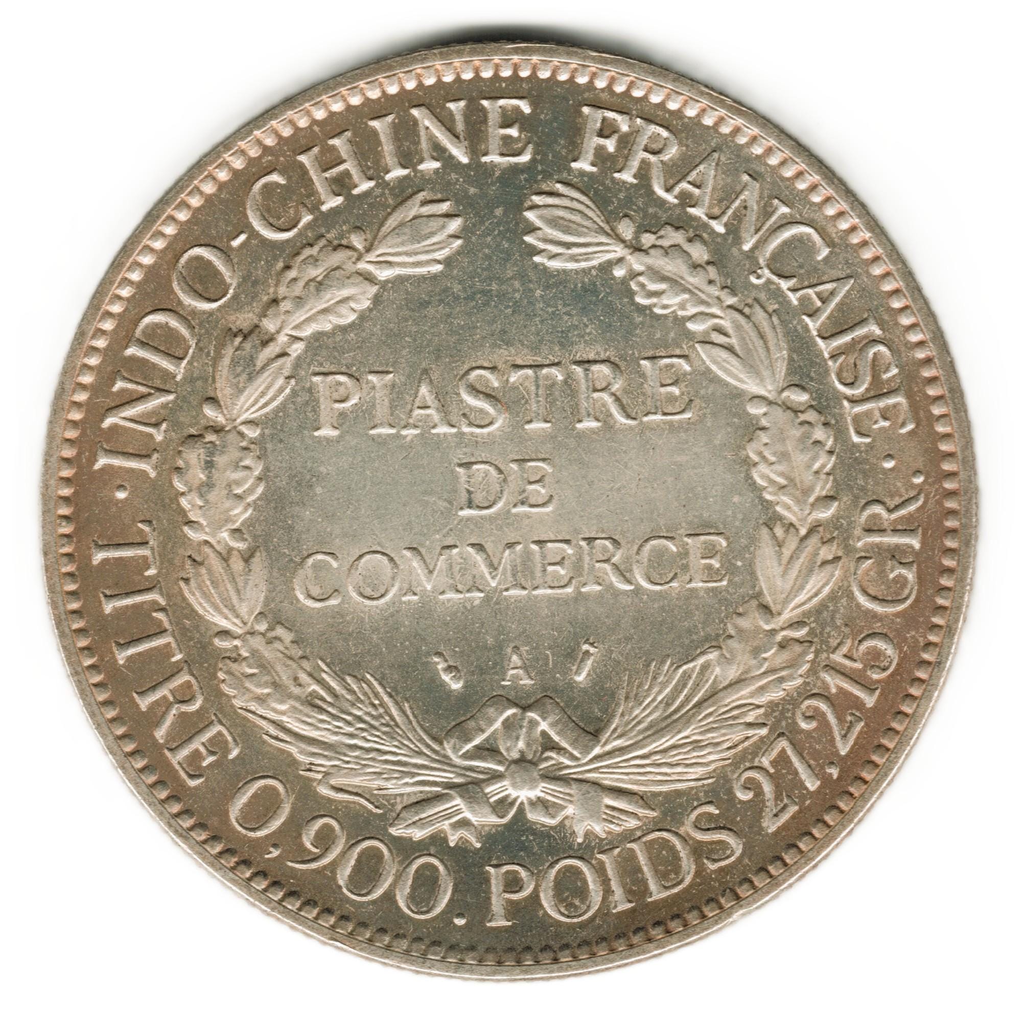 1890年フランス - フランス領インドシナピアストル - コインの複製