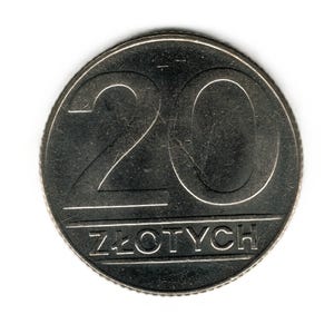 1989 Poland 20 zl coin