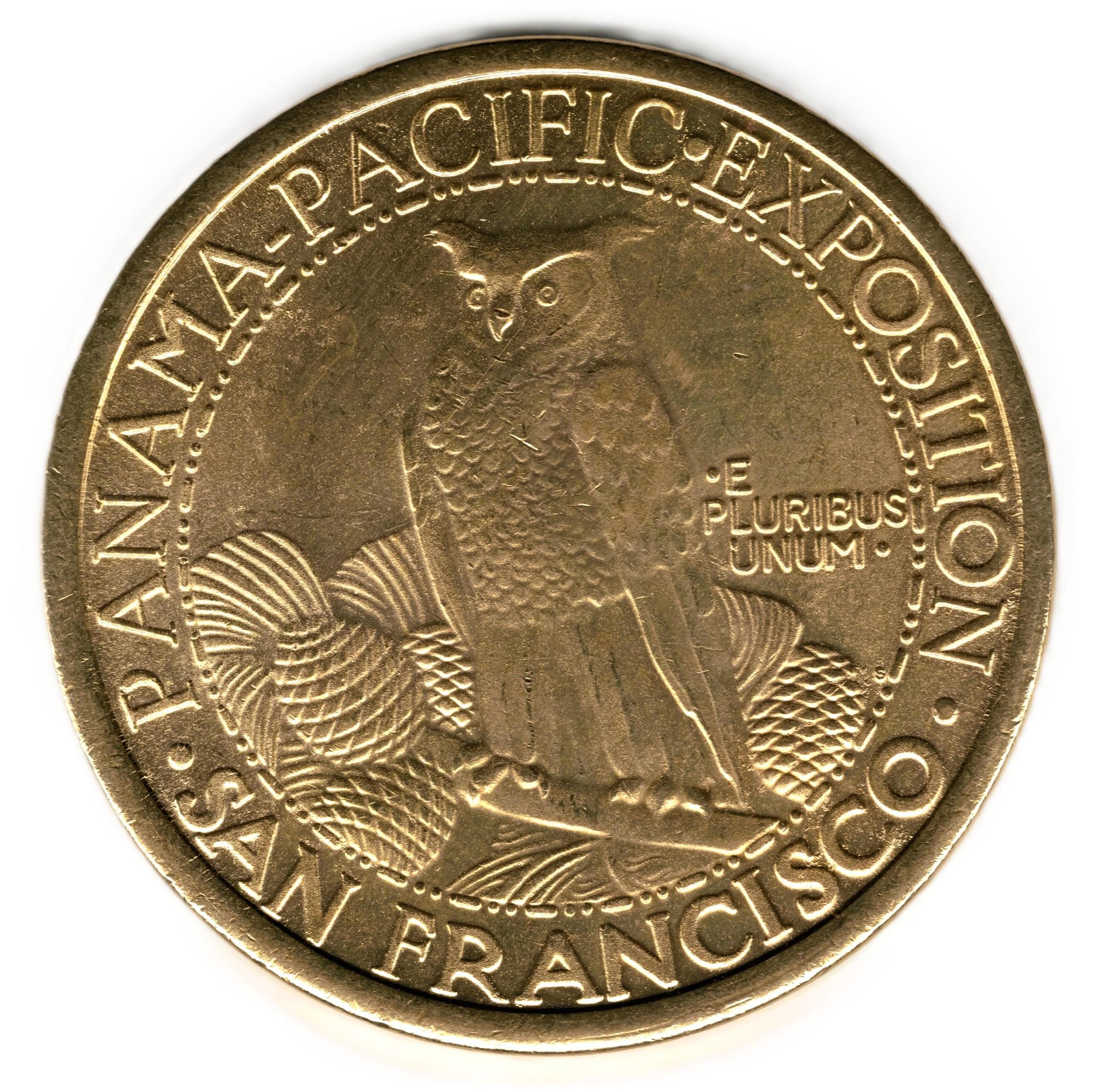 1915 Panama Pacific 50 Fifty US Dollars - Copy of Coin - Etsy