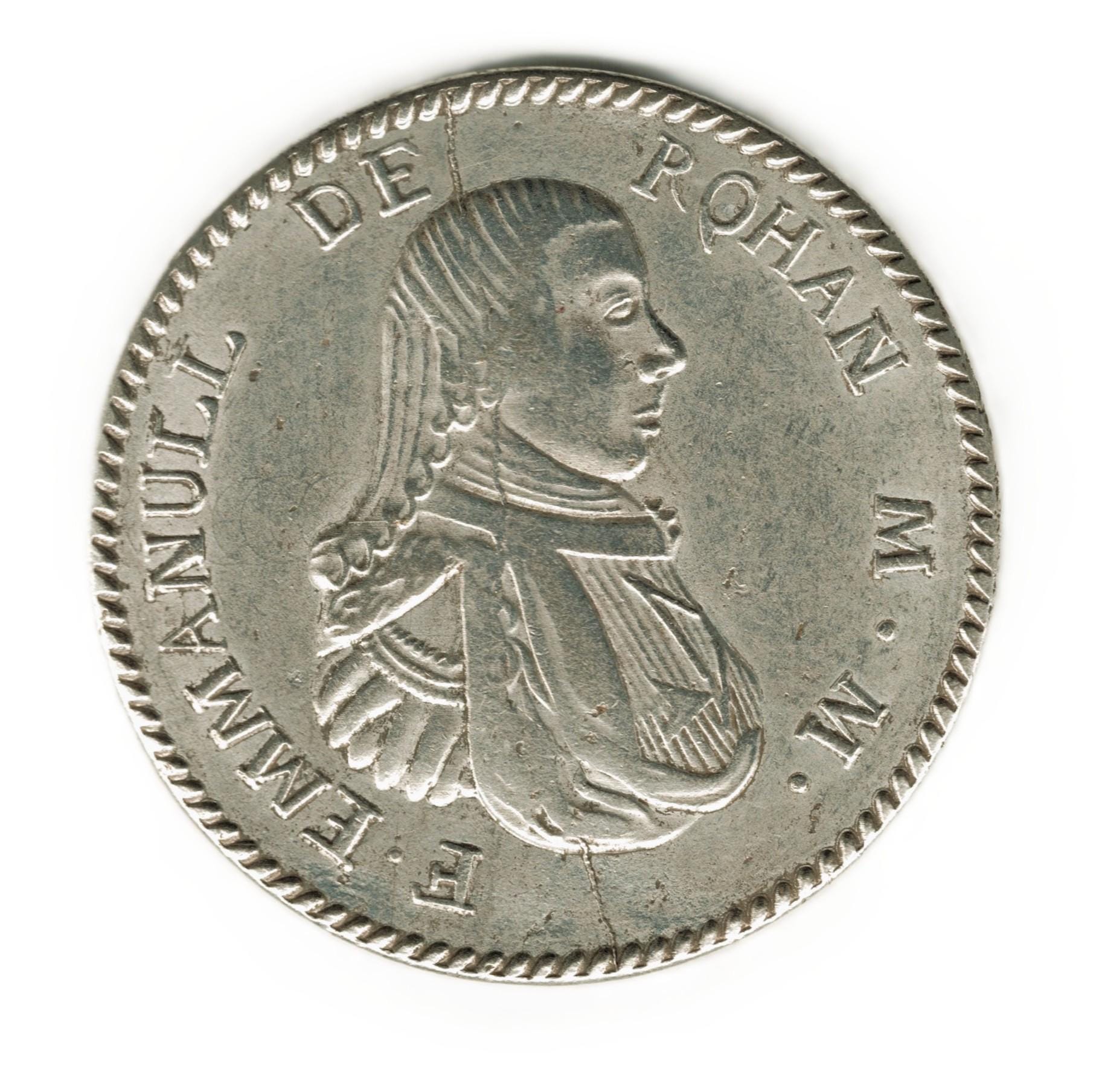 じ*ど様 1796年マルタ　エマニュエル・ド・ロアン 1 スクード銀貨　レア 1796年マルタ騎士団スクード - エマニュエル・ド・ロアン - コインの