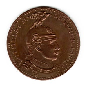 1913 German states - Prussia 5 Marks Pattern - Wilhelm II - copy of coin
