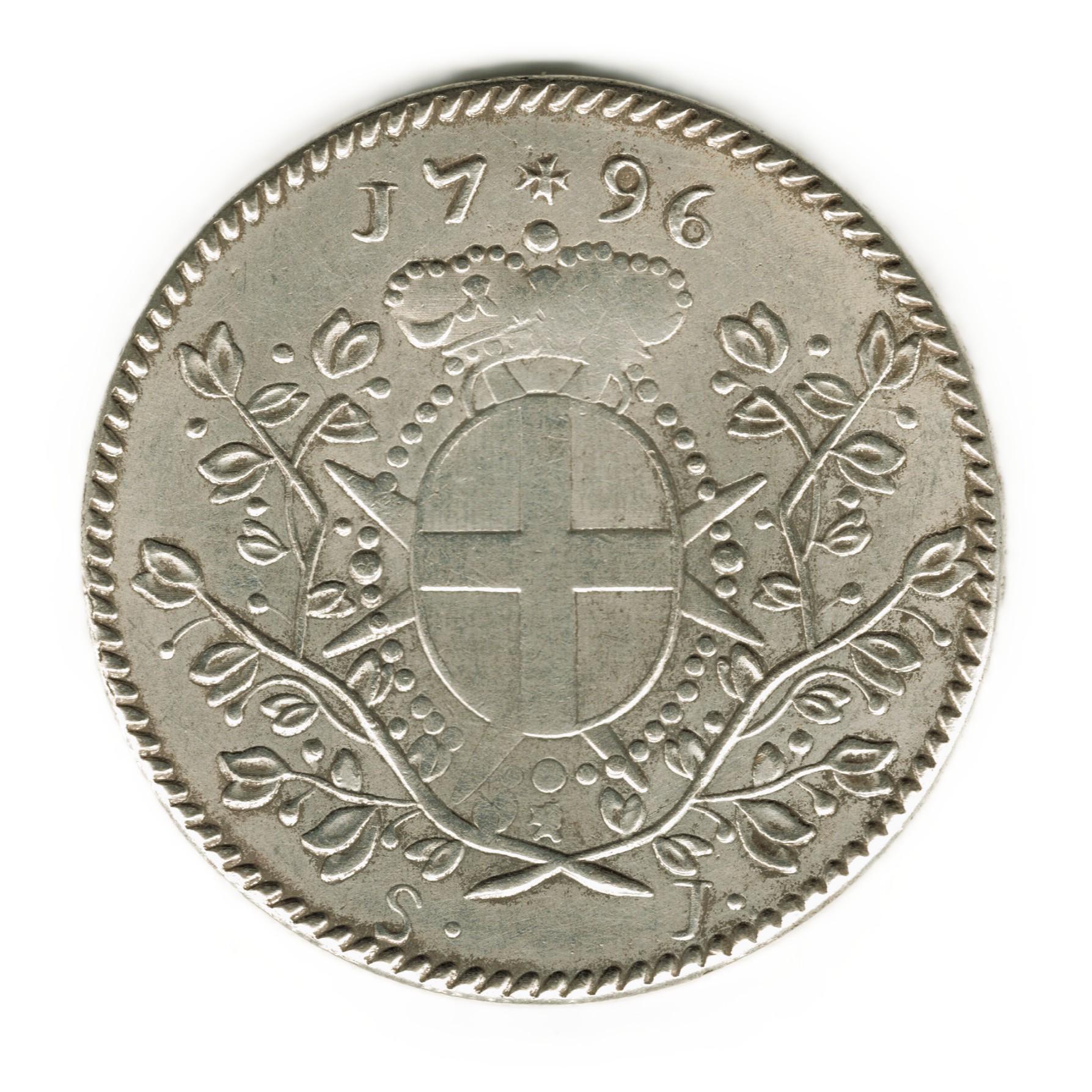 1796年 マルタ・スクード勲章 - エマニュエル・ド・ローアン - コインの複製