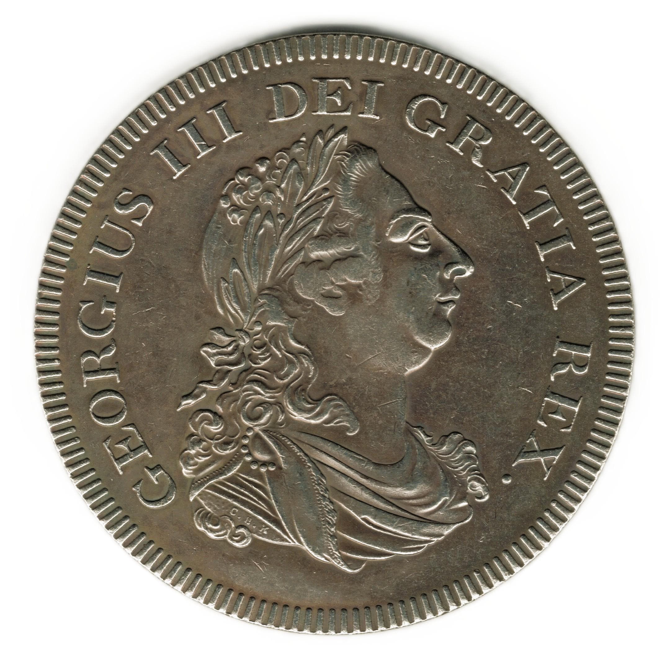 1808年 イギリス - ジブラルタル 10レアル - ジョージ3世 - コインの