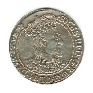 1618 Polonia - Danzica Ort - Sigismondo III Vasa - copia della moneta