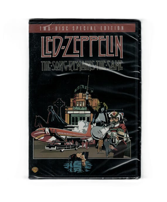 Led Zeppelin - the Song Remains the Same (DVD 2 Disc) 1976 NEW - Etsy