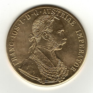 1894 Austria 4 Ducat - copy of coin