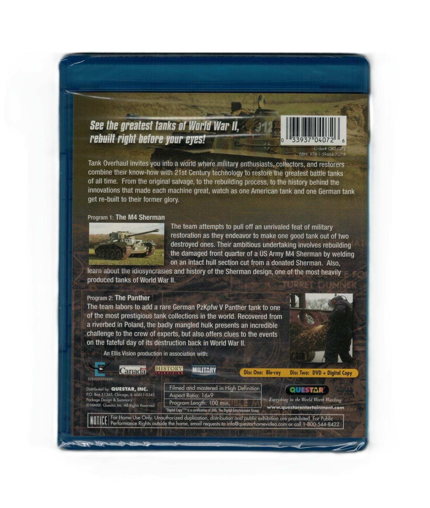 WWII Tank Overhaul (blu-ray + DVD) Sherman, the Panther NEW - Etsy
