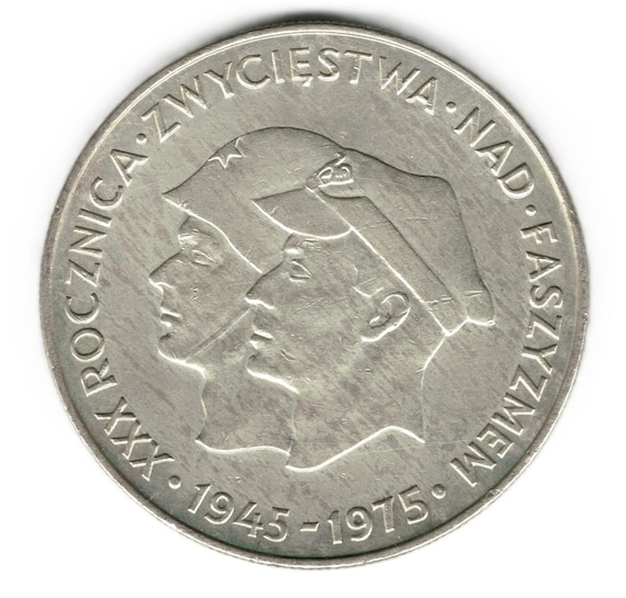 1975 Poland 200 Zlotych 30th Anniversary of Victory Over Fascism