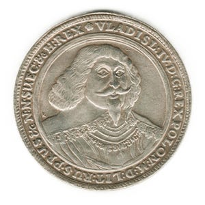 1637 Polska Talar - Władysław IV Waza - Gdańsk - kopia monety
