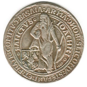 1520 Bohemia Schlick 3 Guldengroschen - Joachimsthaler - Copy of