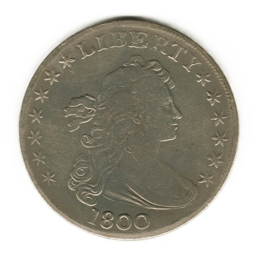 1800 Draped Bust US Dollar - Copy of Coin - Etsy
