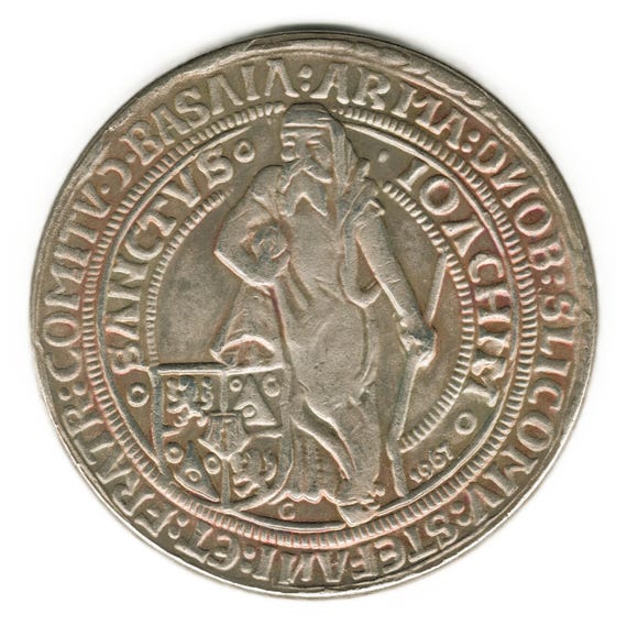 1520 Bohemia Schlick 3 Guldengroschen - Joachimsthaler - Copy of