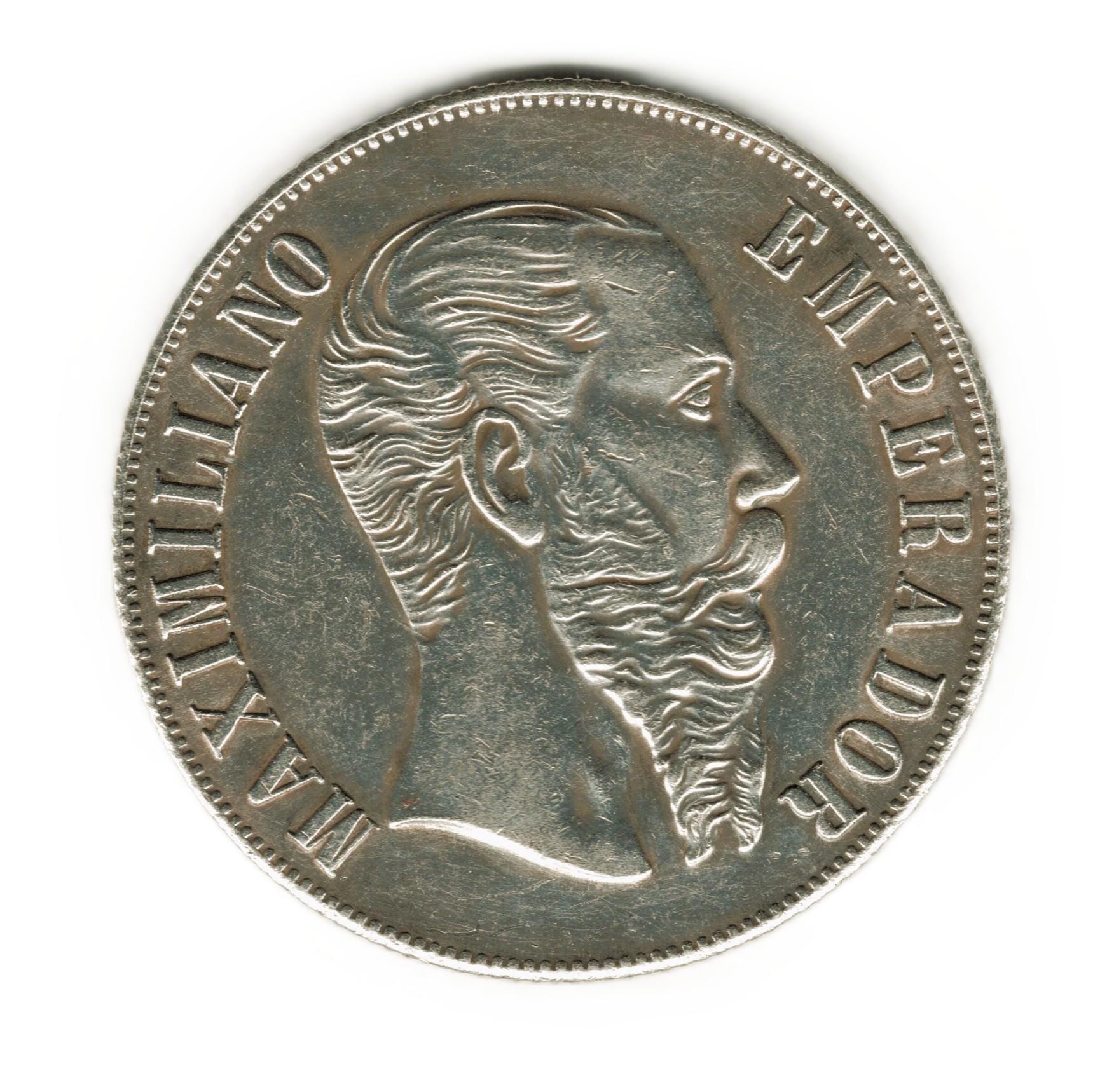 1866 Mexico 50 Centavos - Maximiliano I - Copy of Coin - Etsy