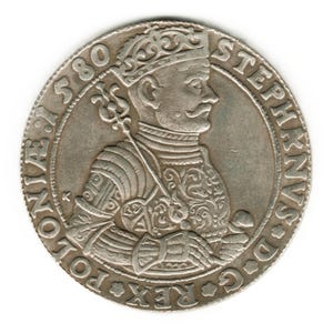 1580 Polska Talar Stefan Batory - kopia monety