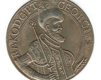 1656 Transylvania Thaler - George II Rakoczi - Copy of Coin - Etsy