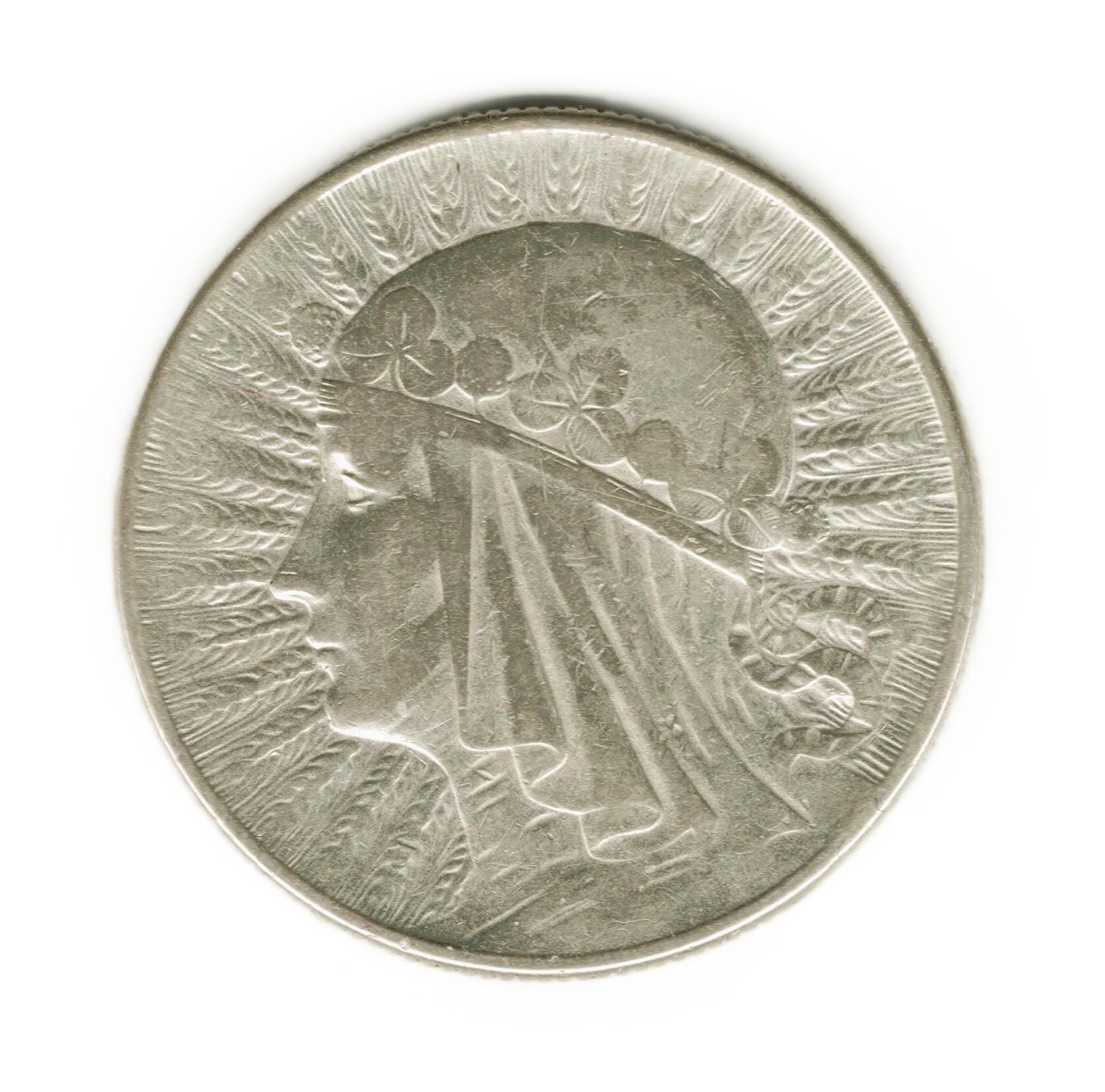 1934 Poland 5 Zlotych - Queen Jadwiga SILVER Coin - Etsy