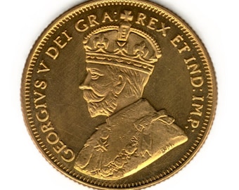 1914 Canada 5 Dollars - copy of coin