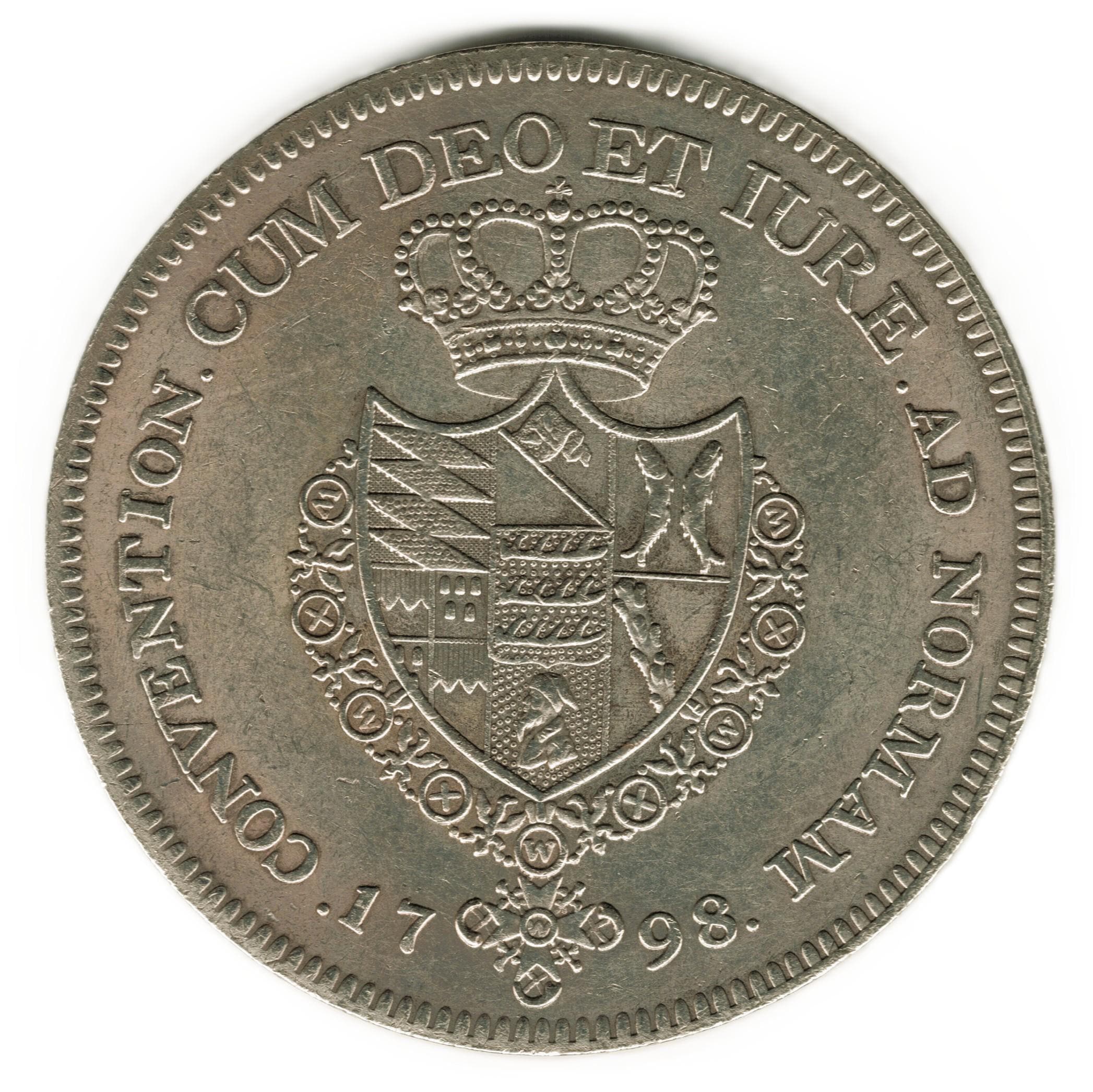 1798 German States Wurttemberg Thaler - Frederick II - Copy of