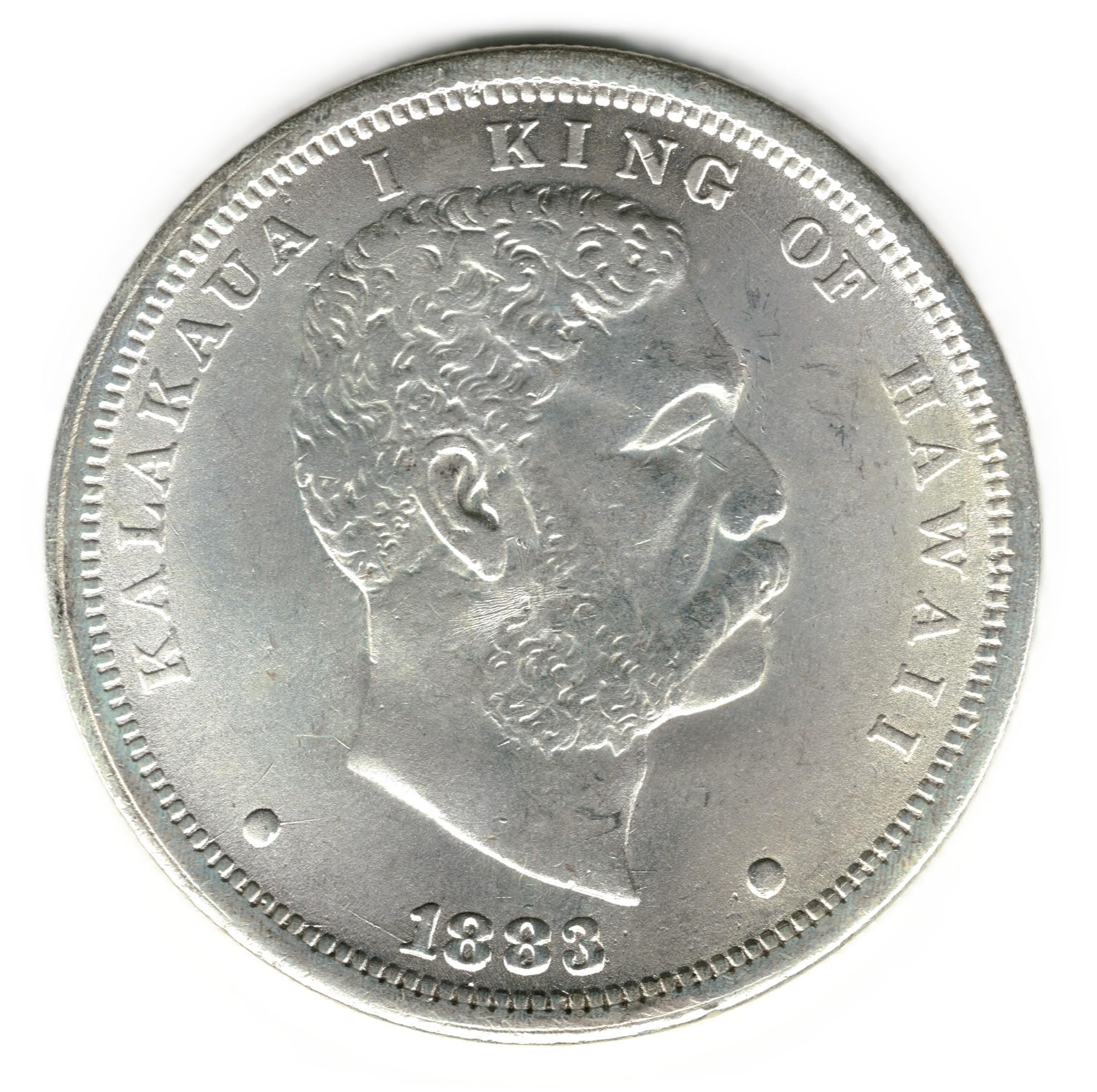 1883 Hawaii Dollar - Kalakaua - Copy of Coin - Etsy