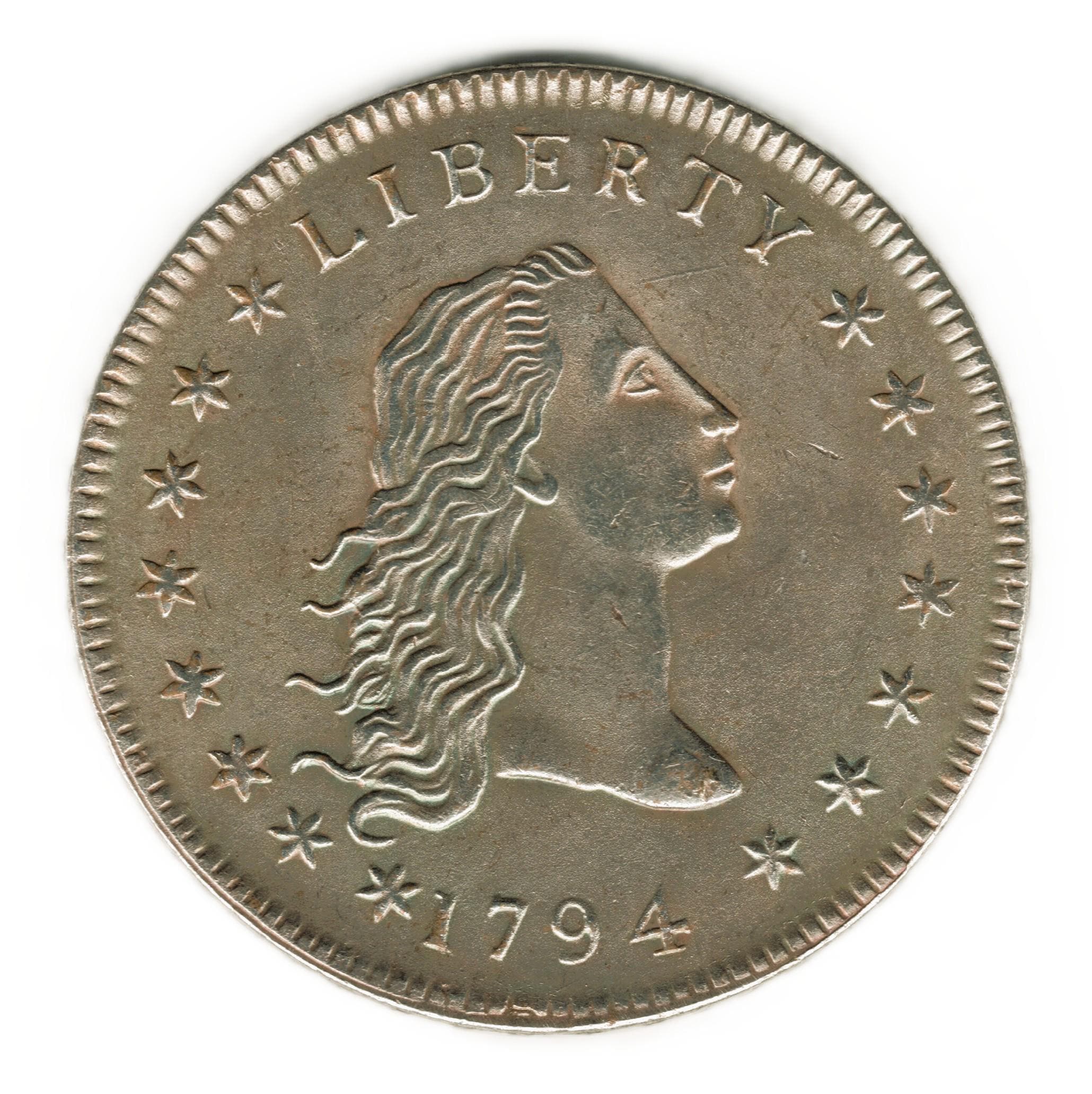 1794 Flowing Hair US Dollar - Copy of Coin - Etsy